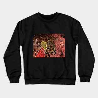 Alone against the night Crewneck Sweatshirt